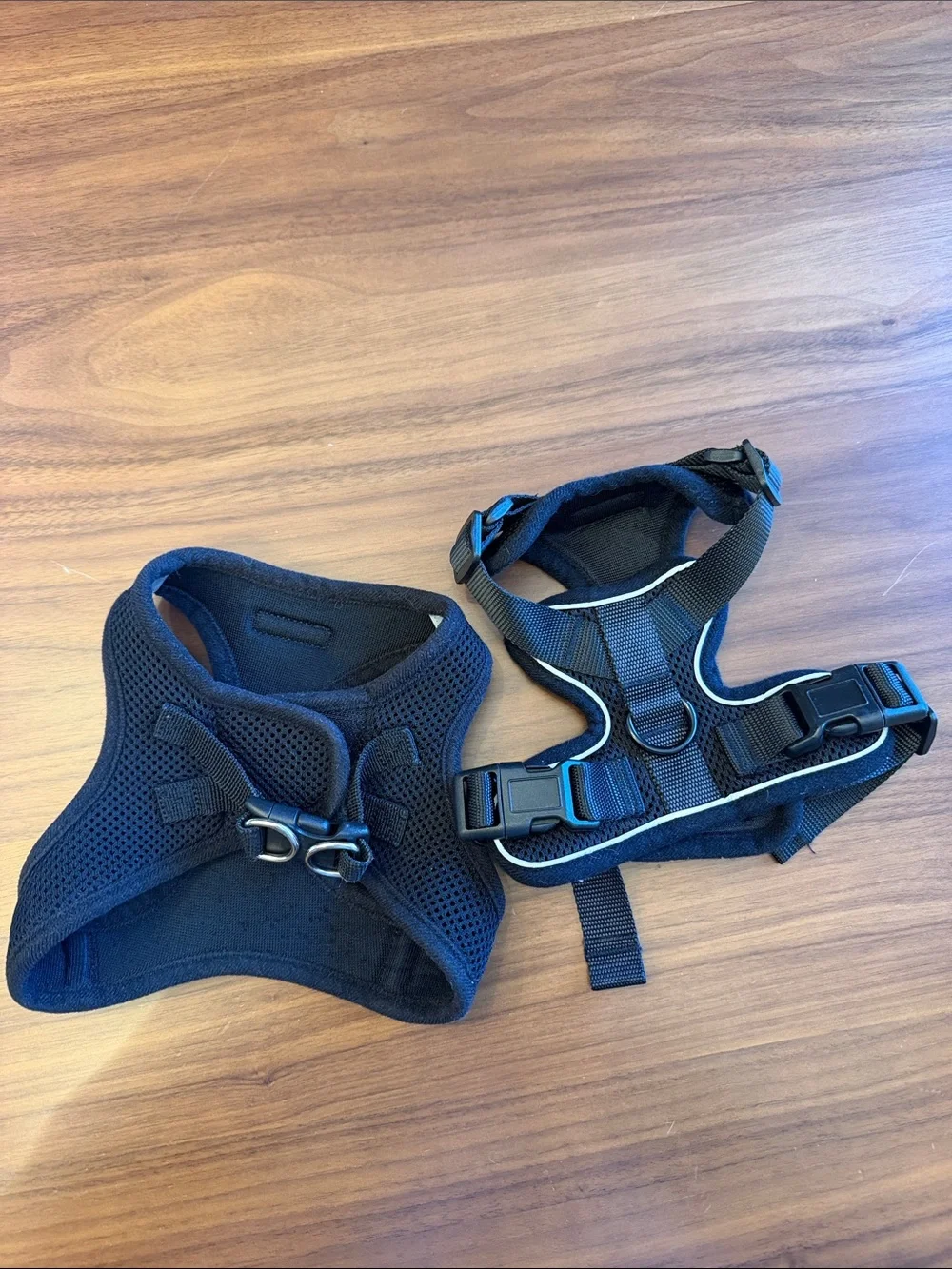 Voyager Black Mesh Small Pet Dog Cat Harnesses - STEP-IN AIR VEST HARNESS